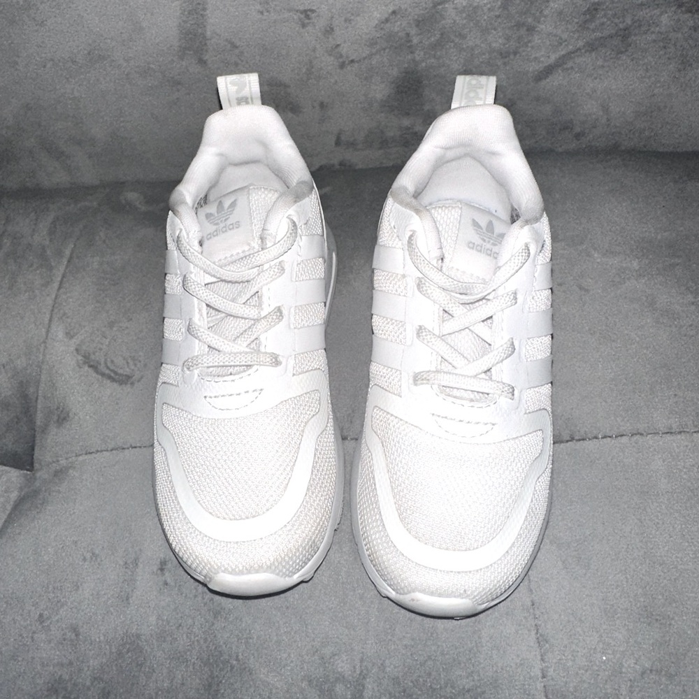 White Adidas Toddler Boy Sneakers